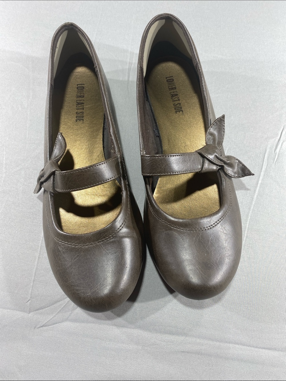 Comfort Mary Jane Flats in Dark Brown
